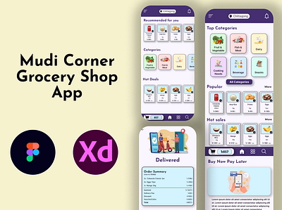 Mudi Corner: The Smart Way To Shop For Groceries app design branding design ui user experience user interface ux uxui web design