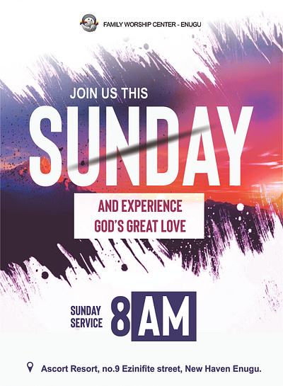 Family Worship Center Flyer Design banner banner designs branding flyer graphic design logo thumbnails