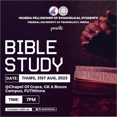 Flyer Design for Nigeria fellowship of Evangelical Students graphic design