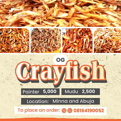 Crayfish 😁😁 graphic design