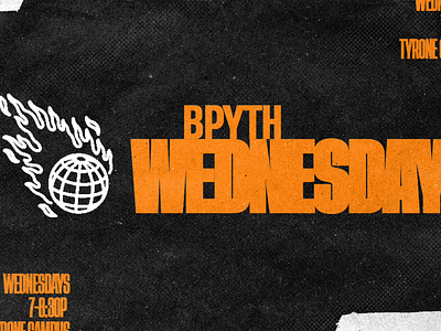 BP Yth Wednesdays adobe aesthetic branding church design fcpx graphic design grunge icons motion graphics photoshop pixel vintage wednesday youth youthgroup