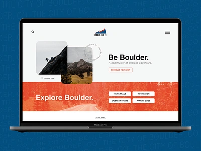 Boulder, CO Website boulder brand branding colorado design graphic design homepage web website