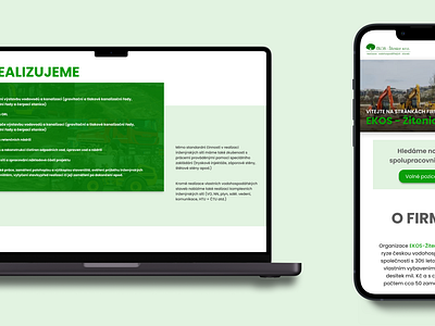 EKOS - Žitenice graphic design ui