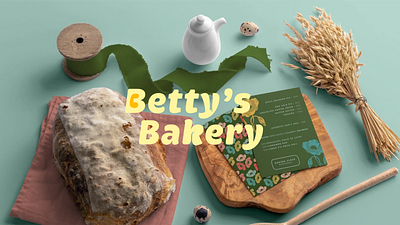 Betty's Bakery branding graphic design logo