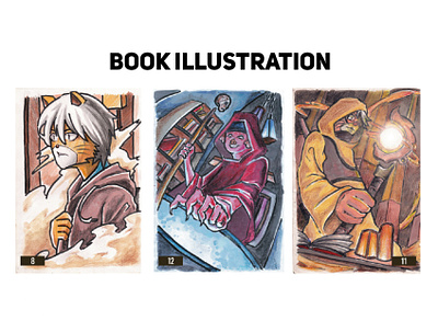 Book Illustration book cartoon illustration painting