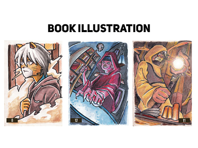 Book Illustration book cartoon illustration painting