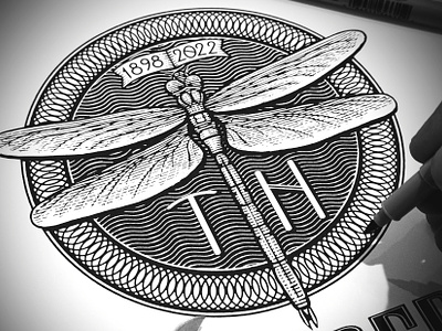 Tesoreria Logo Mark Illustrated by Steven Noble artwork branding design engraving etching illustration line art logo logo identity logomark pen and ink scratchboard steven noble woodcut