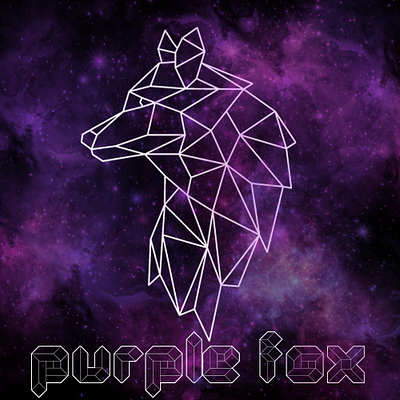 Purple Fox Gaming Graphic Designs branding design geometric graphic design logo logodesign purple streaming webdesign