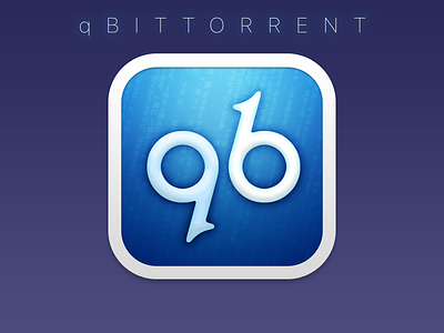 qBitTorrent Icon bittorrent branding design graphic design icon icons identity illustration logo torrent