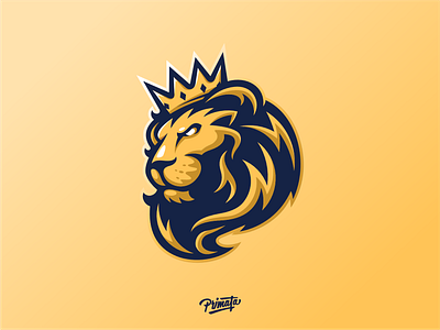 Lions branding illustration king lion lion king logo mascot sport sportlogo team vector