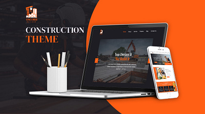 Construction Landing Page & Prototype adobe xd app web ui construction construction landing page landing page reponsive ui responsive web design ui ui for construction website prototype websites landing page xd prototype