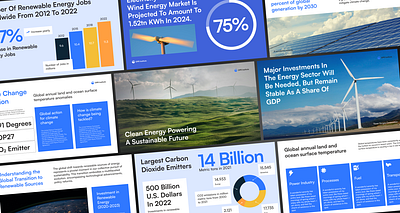 Clean Energy 2024 Presentation animation chart clean energy data visualization graphic design keynote powerpoint presentation presentation design typography