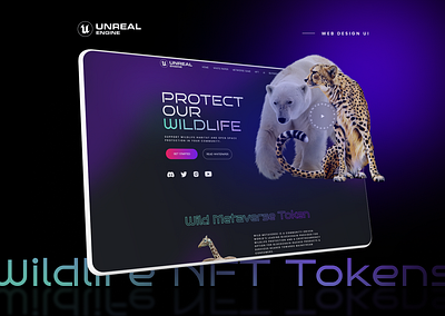 Wildlife NFT Token nft tokens ui ui ux web web design