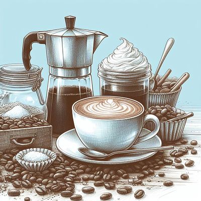 Coffee cafe cappuccino coffee morning