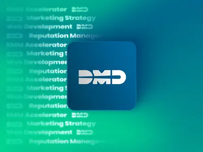 Monogram app aicon art direction blue green gradient branding carlos cusguen logo monogram