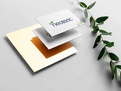 NEOTERIC 3d brand identity branding graphic design illustrator logo logo design