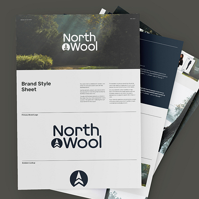 NorthWool - Brand Guide brand guide brand guidelines brand identity outdoors shopify blocks