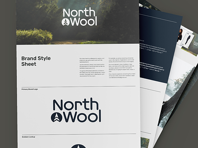 NorthWool - Brand Guide brand guide brand guidelines brand identity outdoors shopify blocks