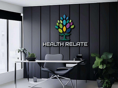 HEALTH RELATE 3d branding graphic design illustration logo ui