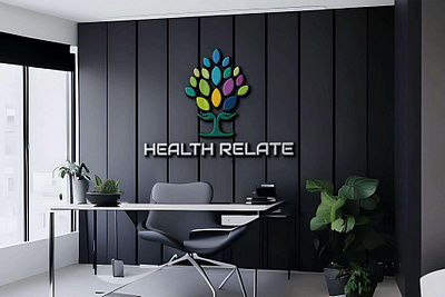 HEALTH RELATE 3d branding graphic design illustration logo ui