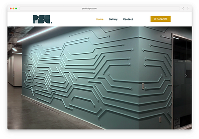 Pacific Sign Company a Brand + Website Production branding responsive ux web design website