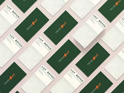 neueCourt Business Cards branding business card custom type design graphic design logo mockup stationery
