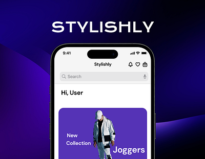 Stylishly - IOS App UI Design app design design presentation ecommerce app ecommerce app design fashion app figma ios ios app design ui design uiux