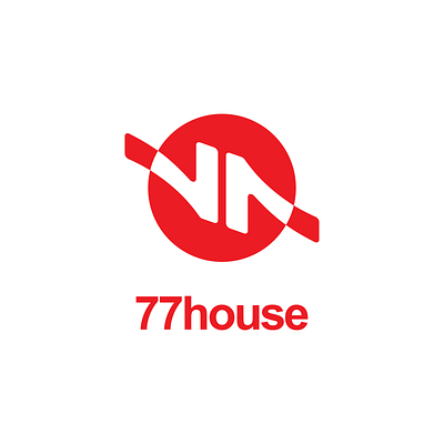 77house 77 branding design graphic design h illustration initials logo logo type modern simple ui