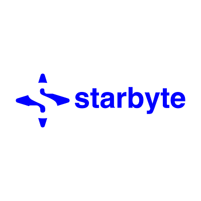 starbyte branding design graphic design illustration initials logo logo type modern simple ui