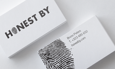 Honest By Business Card Concept