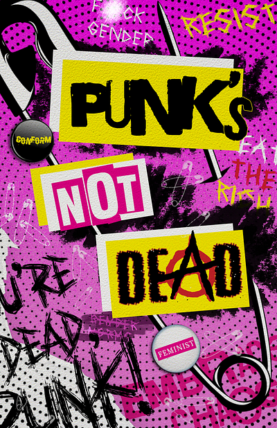 2007 PUNK graphic design grunge poster punk