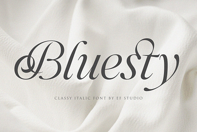 Bluesty | Classy Italic quote typography