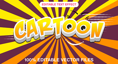 Cartoon 3d editable text style Template 3d text effect cartoon animation cartoon template cartoon text colorful creative cute font fun funny text graphic design illustration kids text shine tv cartoon typography vector text mockup