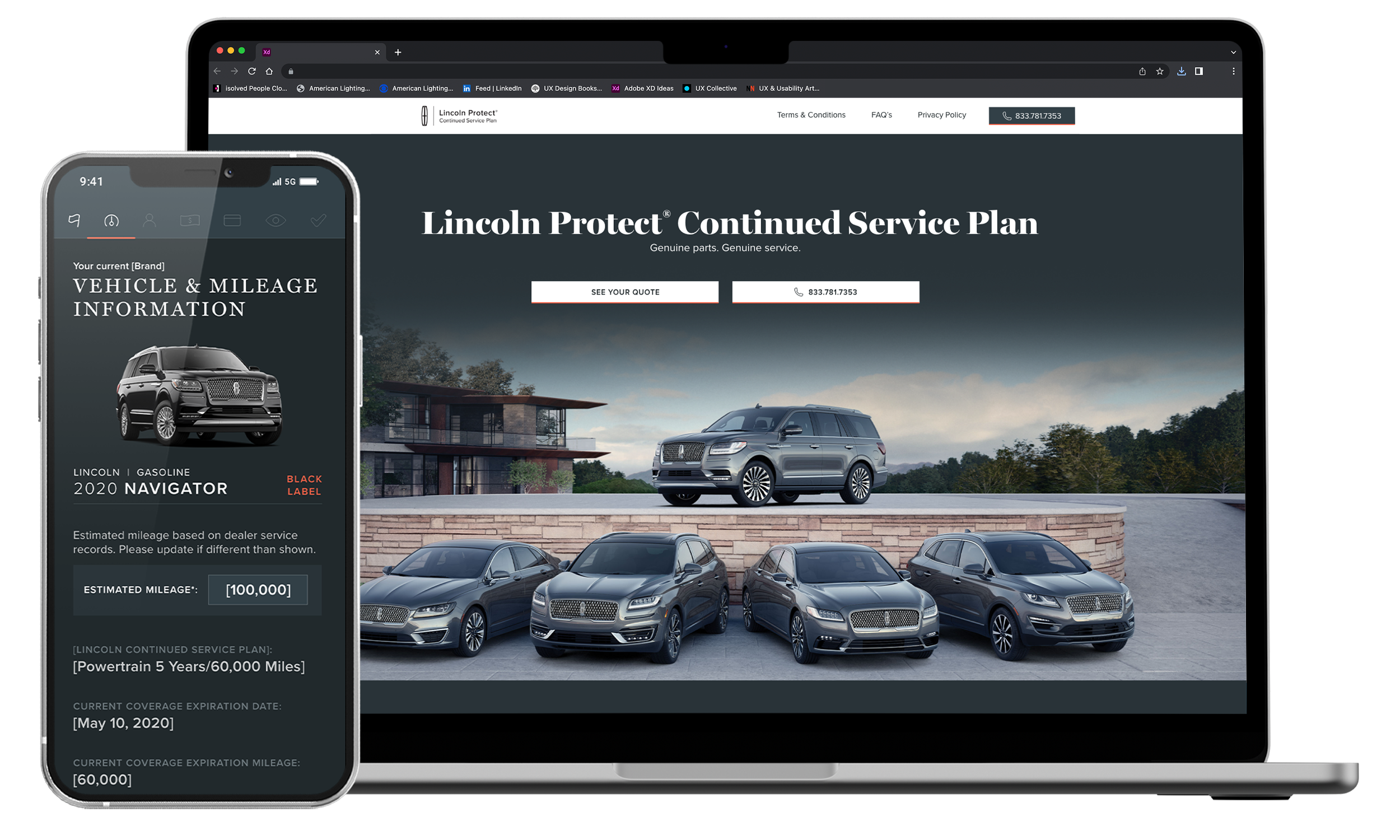 Lincoln Protect User Flow adobexd branding design desktoplayout graphic design mobilelayout portfolio type ui user experience userflow ux