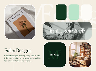 Website mood board branding graphic design typography ui web web design