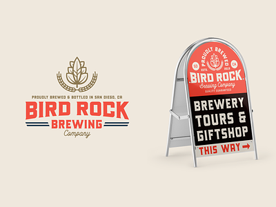 Bird Rock Brewing Co. Brand Expansion & Application beer beer can beer logo branding brewery brewing california feather graphic design hopps logo logo design san diego signage wayfinding