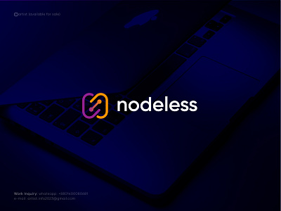 Nodeless brand identity branding branding designer design graphic design icon logo logodesign logodesigner mark minimalist logos modern logo n nodeless simple logos symbol tech logo tech startup technology top