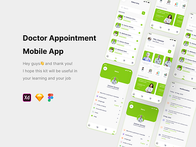 Doctor Appointment Mobile App app app deisgn design doctor doctor app doctor app design doctor appointment mobile app 10 mobile app mobile app design mobile design ui ui design uiux design