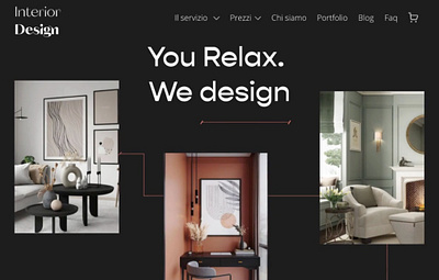 Interior Design Website design interior design landing page ui ux web design website