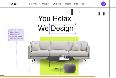 Modern Interior Design Website animation interior design landing page modern website ui ux web design website design