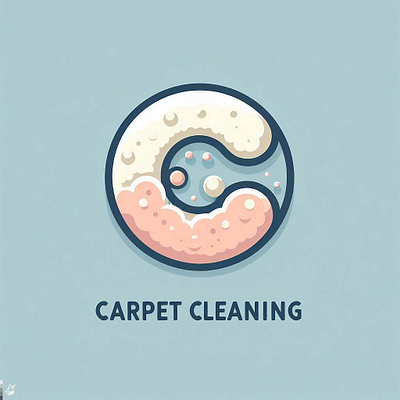 Carpet Cleaning Logo for client project graphic design logo