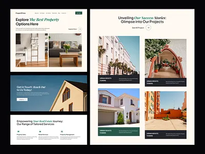 PropertiPrime - Web Landing Page Real Estate animation apps clean ui design home illustration landig page minimalist mobile property real estate ui ui design ui ux uidesign uiux ux web web design website