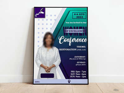 Women Conference Poster church conference graphic design ladies poster women