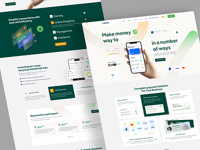 Payment Gateway Web Exploration |Finance app laniding baking card clean finance finance app home page landing page mockup money transfer payment payment gateway pricing ui design ux wallet wallet app web website design