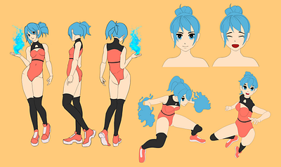Fley animation anime art character design design digital 2d digital art illustration