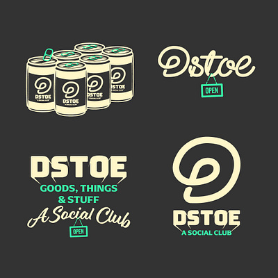 DSTOE Badge Collection branding graphic design logo