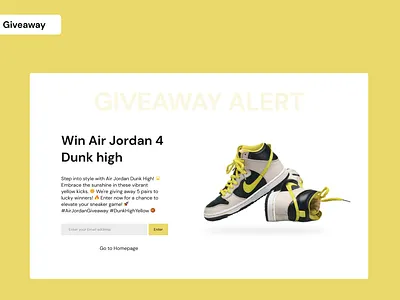 Daily UI Day 97 - Giveaway 100 days ui daily ui day 97 giveaway graphic design ui