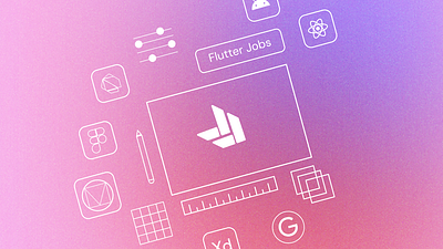 Flutter Jobs - Social Media Cover Art brewnbeer