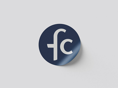 FC Sticker branding concept design graphic design identity logo sticker typography vector