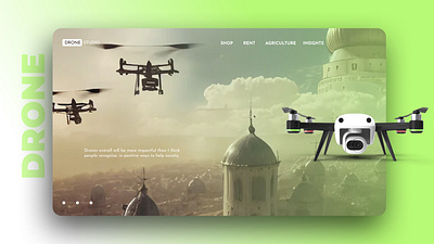 Drone Studio Themed Website Develop by Nevina Infotech advertisement drone motion graphics theme ui website website develop